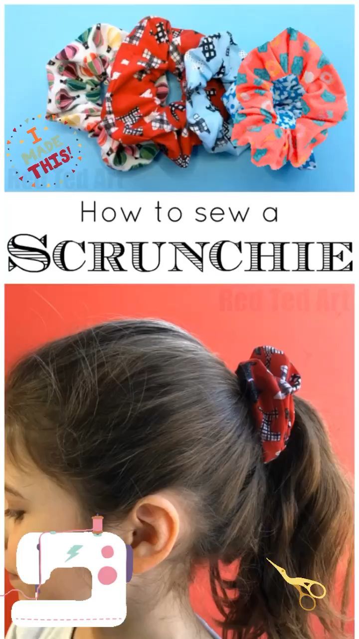 How to make a Scrunchie Red Ted Art - How to make a Scrunchie Red Ted Art -   17 diy Scrunchie by hand ideas