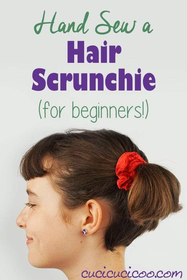Sewing pattern: Hand Sewn Scrunchie - Sewing pattern: Hand Sewn Scrunchie -   17 diy Scrunchie by hand ideas