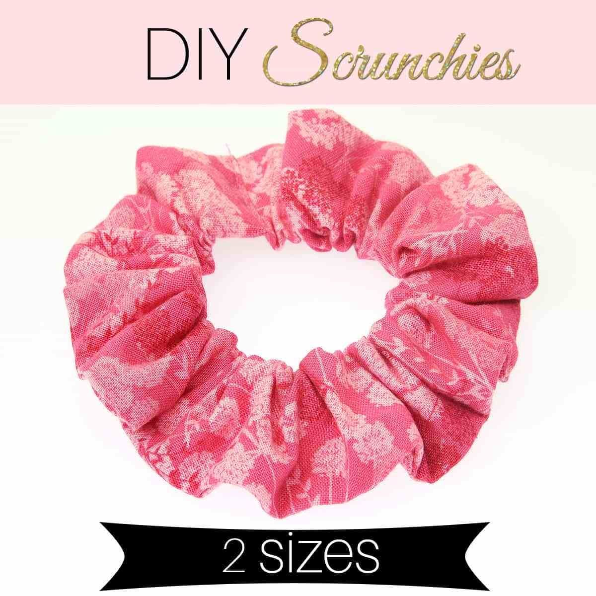 How to Make a Scrunchie {2 sizes} - DIY Scrunchie | TREASURIE - How to Make a Scrunchie {2 sizes} - DIY Scrunchie | TREASURIE -   17 diy Scrunchie by hand ideas