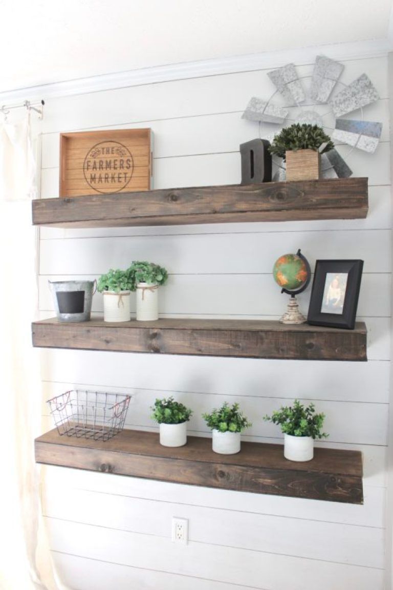 Floating Shelves DIY - How To Make Your Own Floating Shelves - Floating Shelves DIY - How To Make Your Own Floating Shelves -   17 diy Shelves upcycle ideas