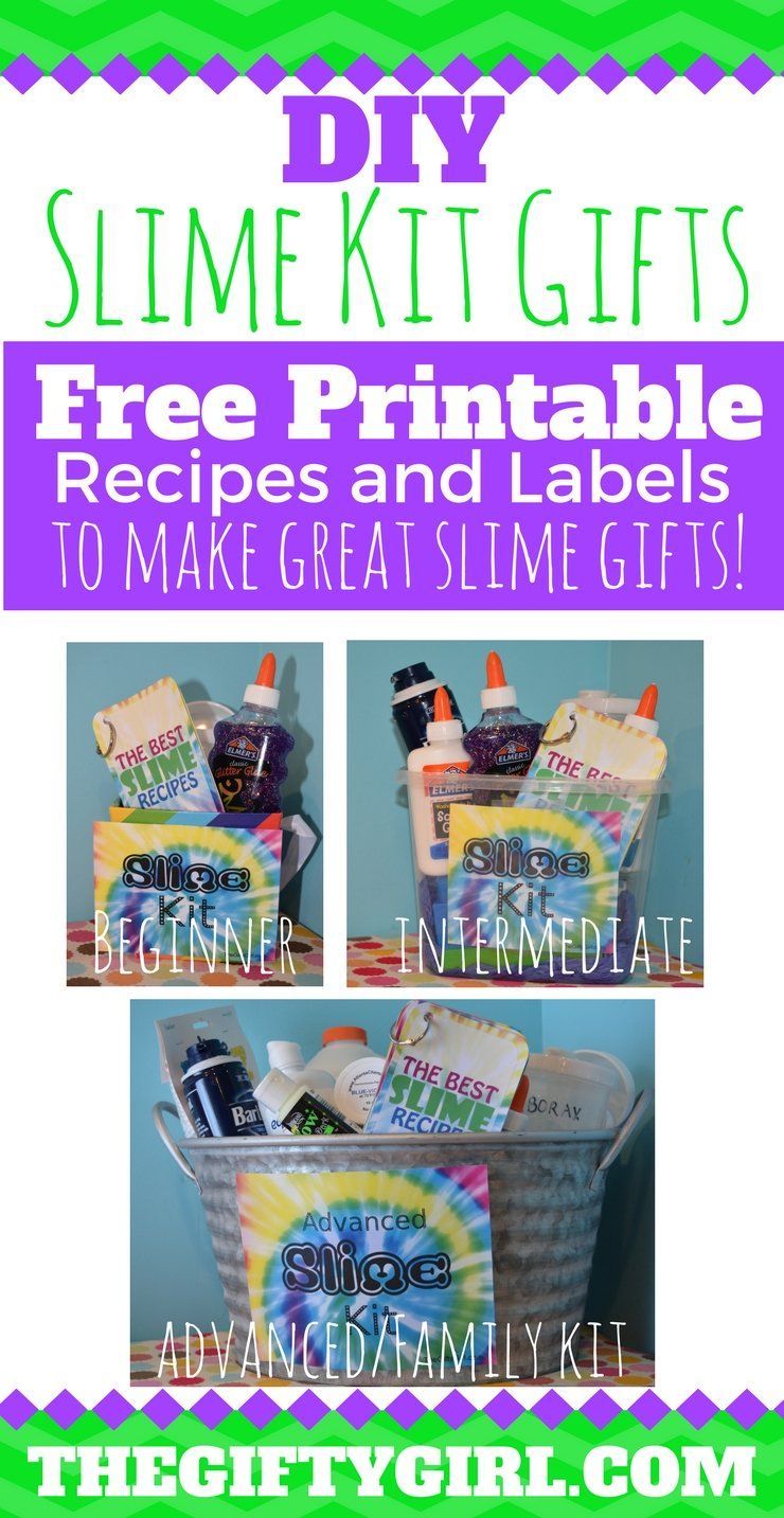 Easy (Awesome) DIY Slime Kits for Kids ~ The Gifty Girl - Easy (Awesome) DIY Slime Kits for Kids ~ The Gifty Girl -   17 diy Slime kit ideas