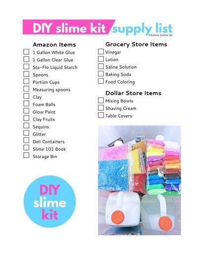How to Make Your Own Massive DIY Slime Kit - Babble Dabble Do - How to Make Your Own Massive DIY Slime Kit - Babble Dabble Do -   17 diy Slime kit ideas