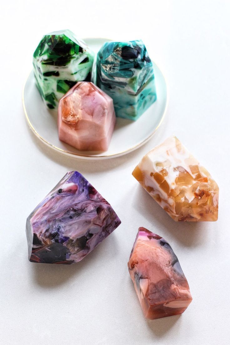 17 diy Soap gemstone ideas