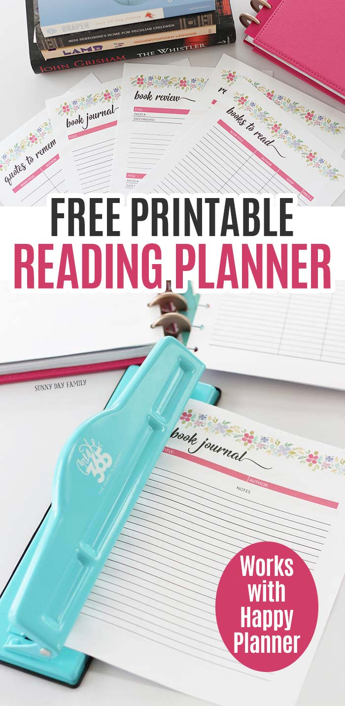 Free Printable Reading Planner For Book Lovers (Fits the Happy Planner) - Free Printable Reading Planner For Book Lovers (Fits the Happy Planner) -   17 fitness Planner gratuit ideas