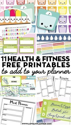 13 Free Printable Health and Fitness Planner Stickers and Inserts to Help You Reach Your Goals - Lovely Planner - 13 Free Printable Health and Fitness Planner Stickers and Inserts to Help You Reach Your Goals - Lovely Planner -   17 fitness Planner gratuit ideas