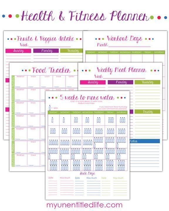 Health and Fitness Planner {12 Days of Healthy Living} - Creative Cynchronicity - Health and Fitness Planner {12 Days of Healthy Living} - Creative Cynchronicity -   17 fitness Planner gratuit ideas