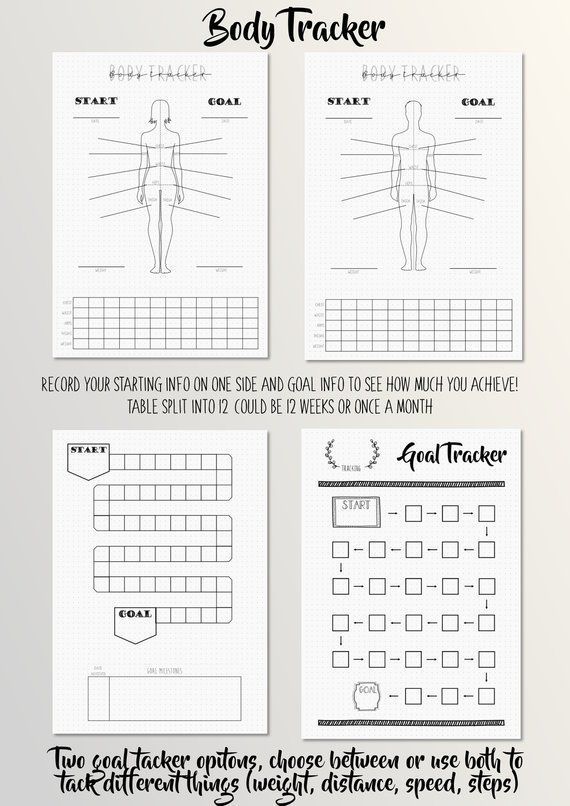Bullet Journal - Health and Fitness - Planner - Dotted Grid - BUJO - Bullet Journal Pages - P... - Bullet Journal - Health and Fitness - Planner - Dotted Grid - BUJO - Bullet Journal Pages - P... -   17 fitness Planner notebooks ideas