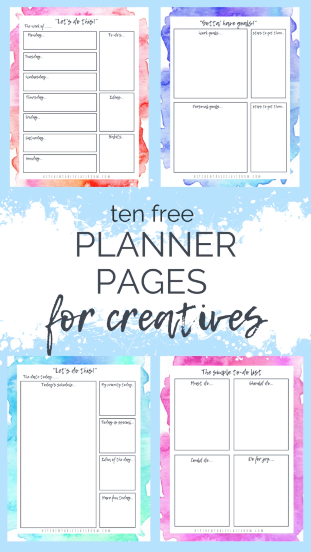 Free Planner for Creatives - Free Planner for Creatives -   17 fitness Planner notebooks ideas
