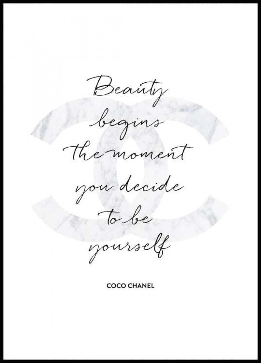 Coco Chanel Poster - Coco Chanel Poster -   18 beauty Life poster ideas