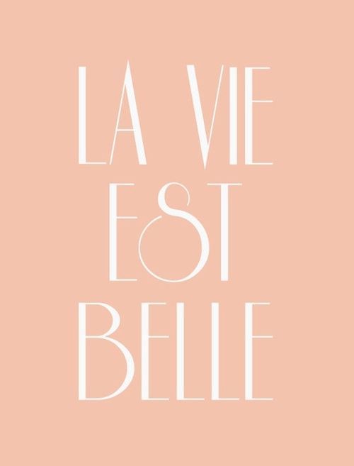 La Vie Est Belle French Poster Print - Life is Beautiful - Pink printable art, printable wall art - La Vie Est Belle French Poster Print - Life is Beautiful - Pink printable art, printable wall art -   18 beauty Life poster ideas