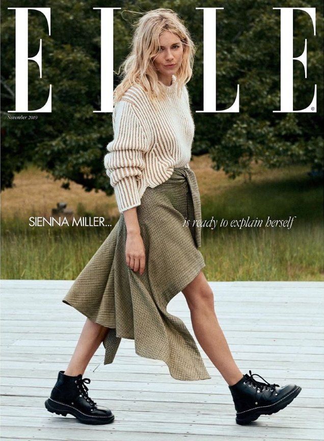 Sienna Miller Delivers a 'Perfect' Portrait Shot for British ELLE's November 2019 Cover | Retroworldnews - Sienna Miller Delivers a 'Perfect' Portrait Shot for British ELLE's November 2019 Cover | Retroworldnews -   18 british style Outfits ideas