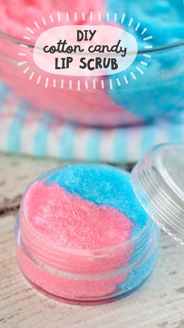DIY Cotton Candy Sugar Lip Scrub - DIY Cotton Candy Sugar Lip Scrub -   18 diy Beauty scrubs ideas