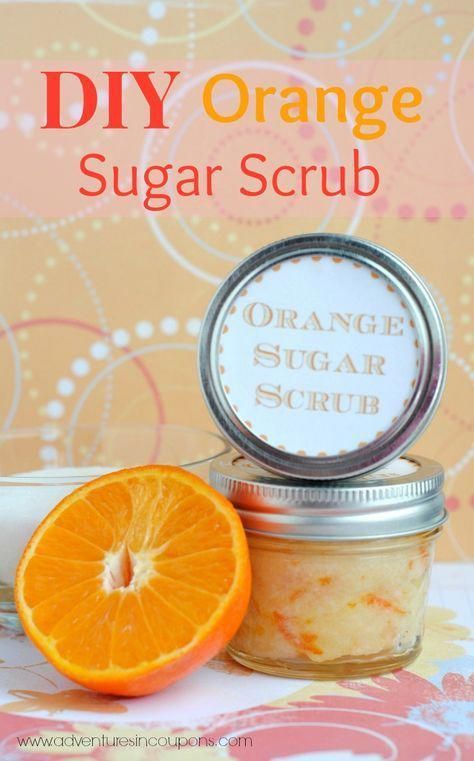 DIY Orange Sugar Scrub - DIY Orange Sugar Scrub -   18 diy Beauty scrubs ideas