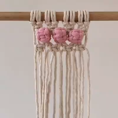 Macrame Berry Knot DIY - Macrame Berry Knot DIY -   18 diy Crafts boho ideas