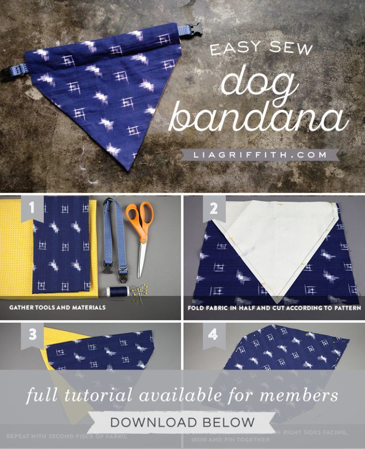 Make an Easy DIY Dog Bandana - Make an Easy DIY Dog Bandana -   18 diy Dog bandana ideas