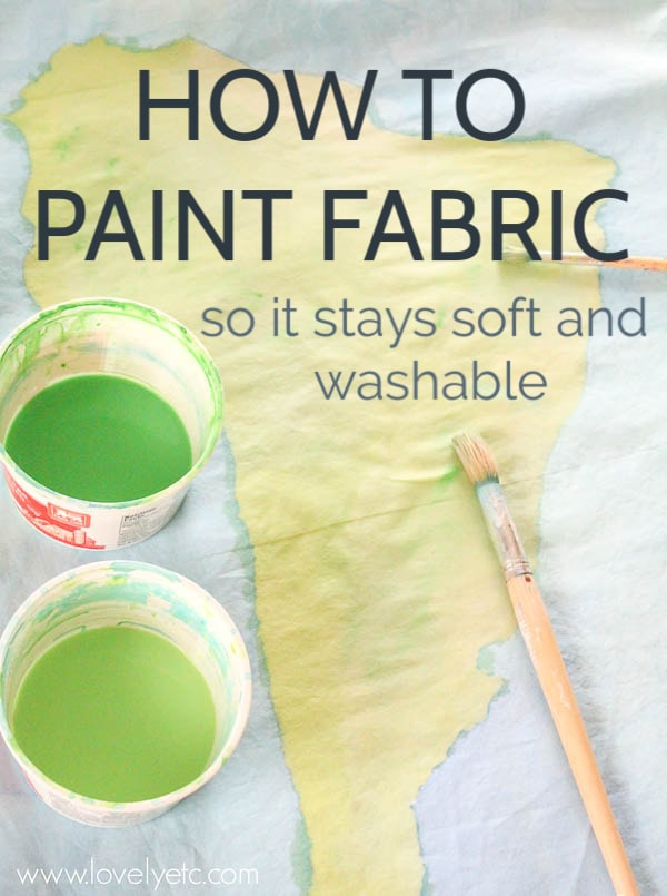 How to Paint Fabric for Beautiful DIY Projects - Lovely Etc. - How to Paint Fabric for Beautiful DIY Projects - Lovely Etc. -   diy Pillows painted