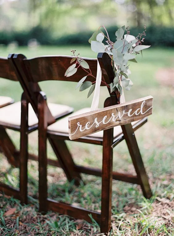 Reserved Seat Sign | Denver Wedding Renta - Reserved Seat Sign | Denver Wedding Renta -   18 diy Wedding signs ideas