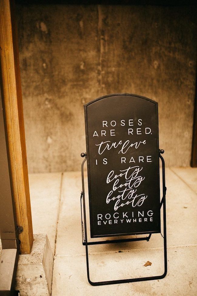 19 of the Funniest Wedding Signs We've Ever Seen | Here Comes The… - 19 of the Funniest Wedding Signs We've Ever Seen | Here Comes The… -   18 diy Wedding signs ideas
