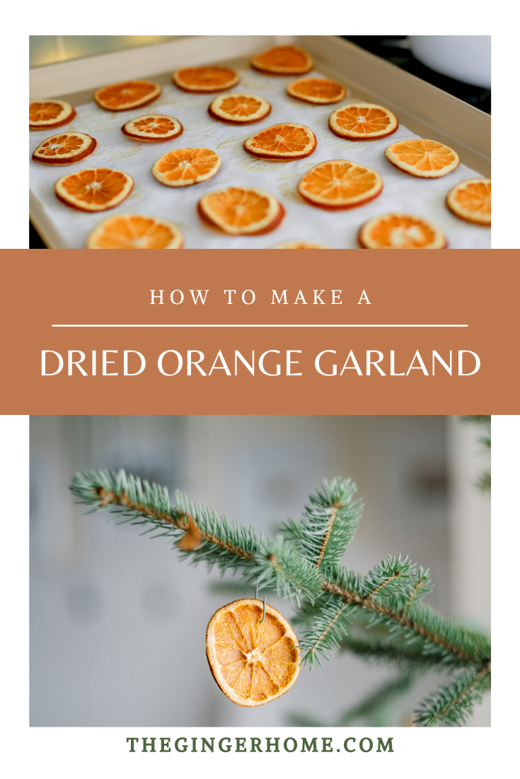 How to Make a Dried Orange Garland - The Ginger Home - How to Make a Dried Orange Garland - The Ginger Home -   19 diy Christmas food ideas