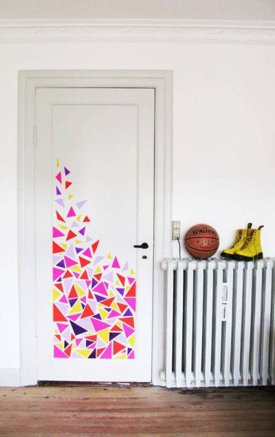 Painted Door DIYs And Hacks For Ugly Interior Doors | Domino - Painted Door DIYs And Hacks For Ugly Interior Doors | Domino -   19 diy Decoracion paint ideas
