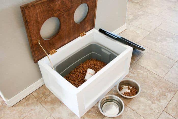 15 DIY Dog Bowl Stands: How to Make Homemade Elevated Dog Feeders! - 15 DIY Dog Bowl Stands: How to Make Homemade Elevated Dog Feeders! -   19 diy Dog feeder ideas