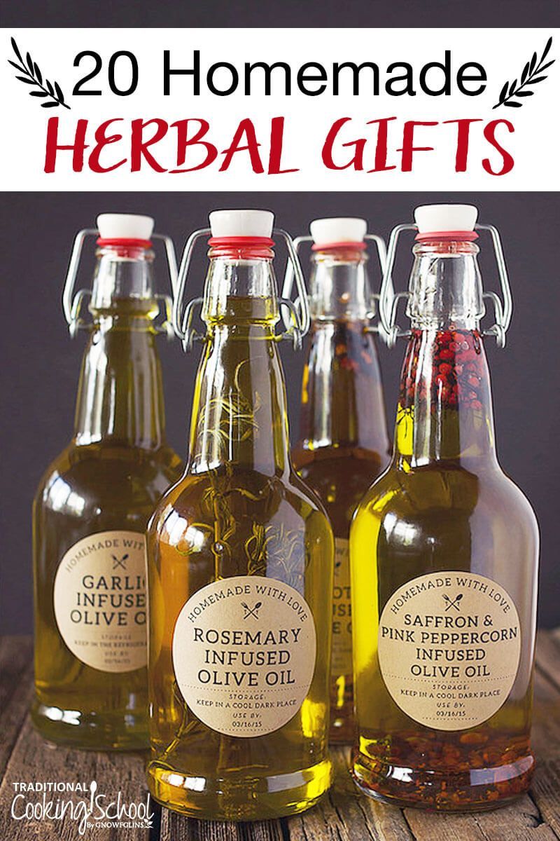 20 Homemade Herbal Gifts - 20 Homemade Herbal Gifts -   19 diy Food gifts ideas
