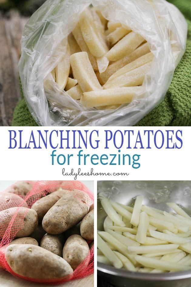 Blanching Potatoes for Freezing - Blanching Potatoes for Freezing -   19 diy Food potato ideas