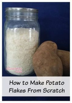 How to Make Dehydrated Potato Flakes from Scratch - How to Make Dehydrated Potato Flakes from Scratch -   19 diy Food potato ideas