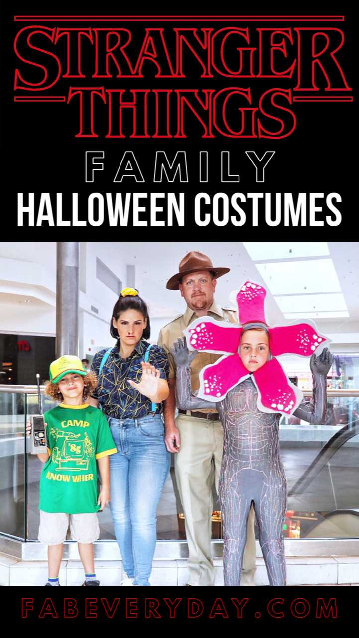 DIY Stranger Things 3 Family Halloween Costumes | Fab Everyday - DIY Stranger Things 3 Family Halloween Costumes | Fab Everyday -   19 diy Halloween Costumes stranger things ideas