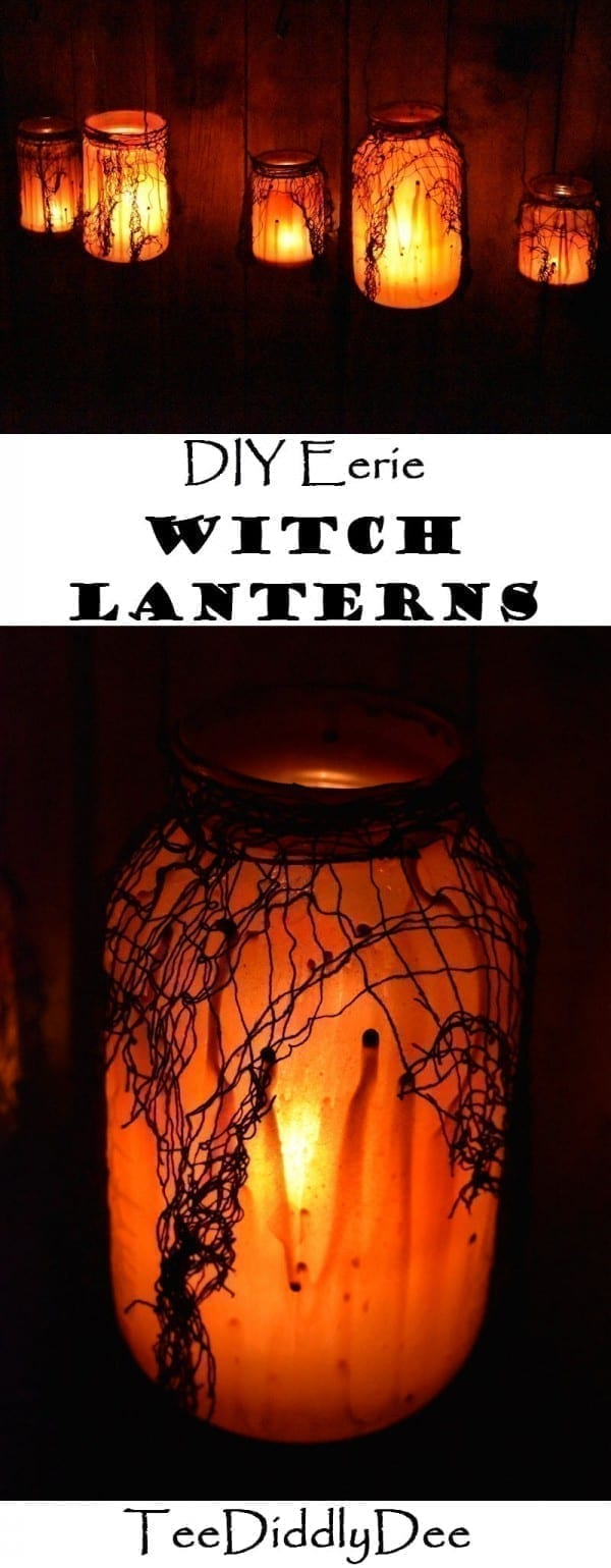DIY Eerie Witch Lanterns - Halloween, Creepy, Spooky, Scary, Lighting - DIY Eerie Witch Lanterns - Halloween, Creepy, Spooky, Scary, Lighting -   19 diy Halloween Costumes witch ideas