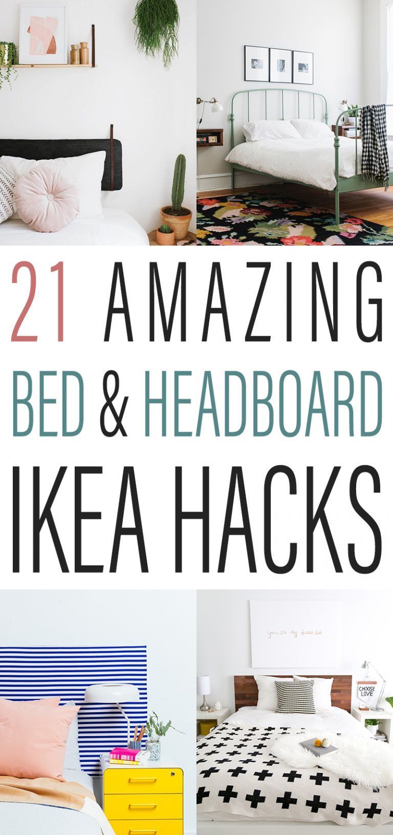 21 Amazing Bed and Headboard IKEA Hacks - The Cottage Market - 21 Amazing Bed and Headboard IKEA Hacks - The Cottage Market -   19 diy Headboard ikea ideas