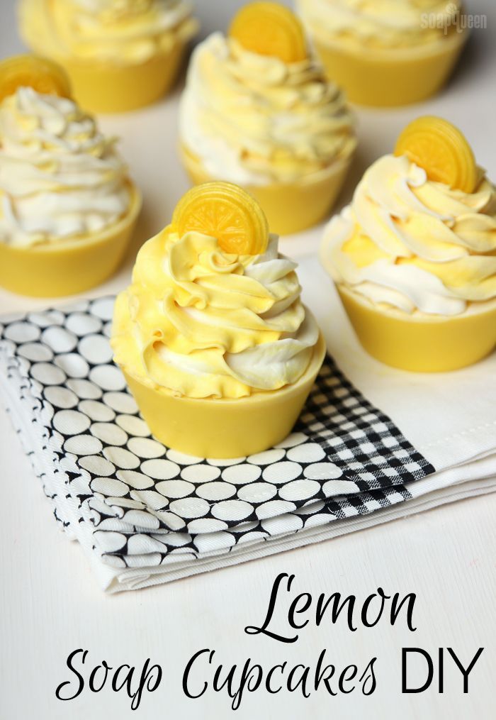 Lemon Cold Process Soap Cupcakes DIY - Soap Queen - Lemon Cold Process Soap Cupcakes DIY - Soap Queen -   19 diy Soap cake ideas