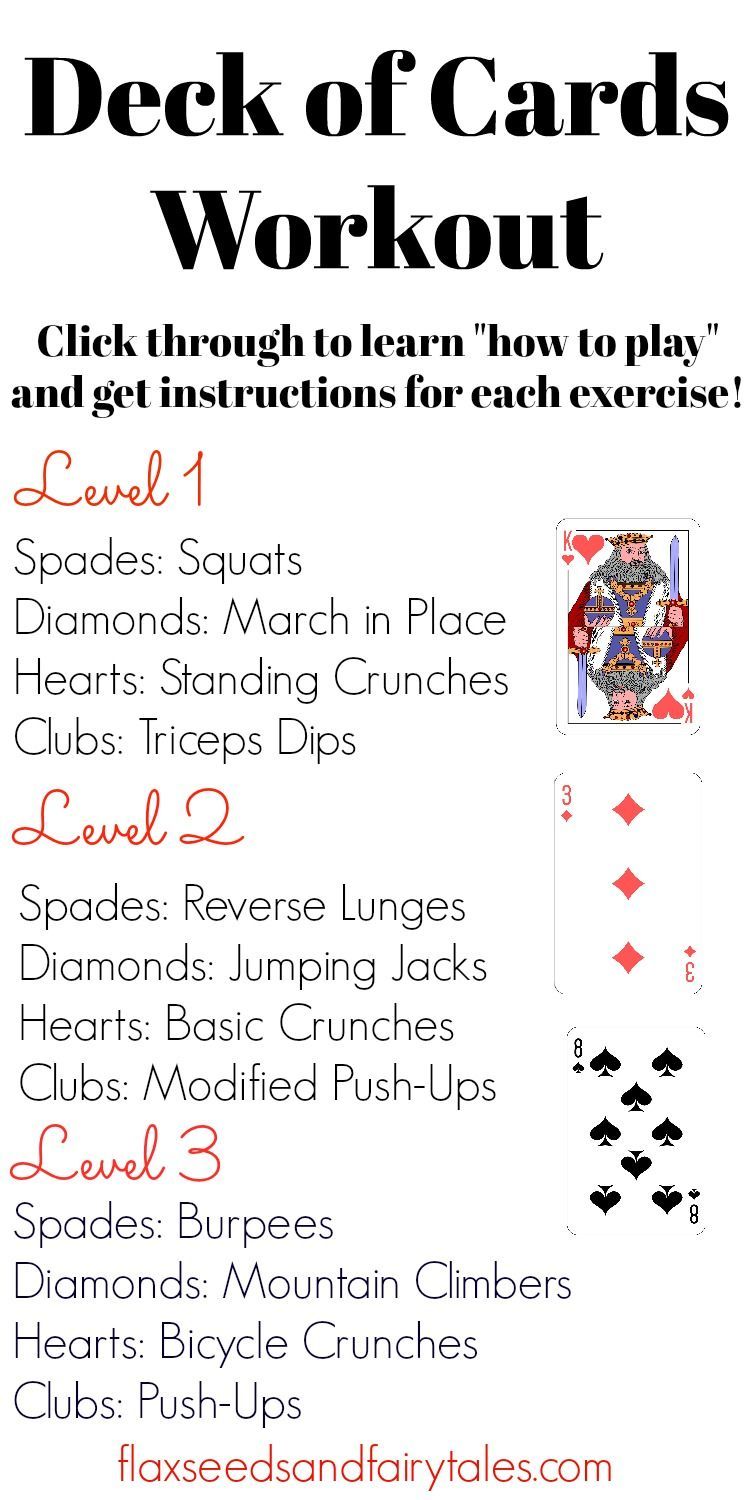 Deck of Cards Workout: The Exciting Workout w/ Fast Results! - Deck of Cards Workout: The Exciting Workout w/ Fast Results! -   19 fitness fun ideas