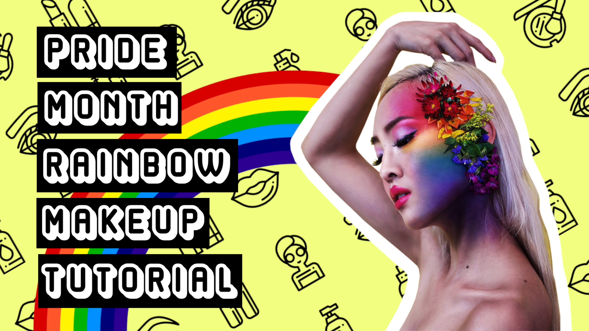Pride Month Rainbow Makeup Tutorial - Pride Month Rainbow Makeup Tutorial -   20 beauty Videos photoshoot ideas