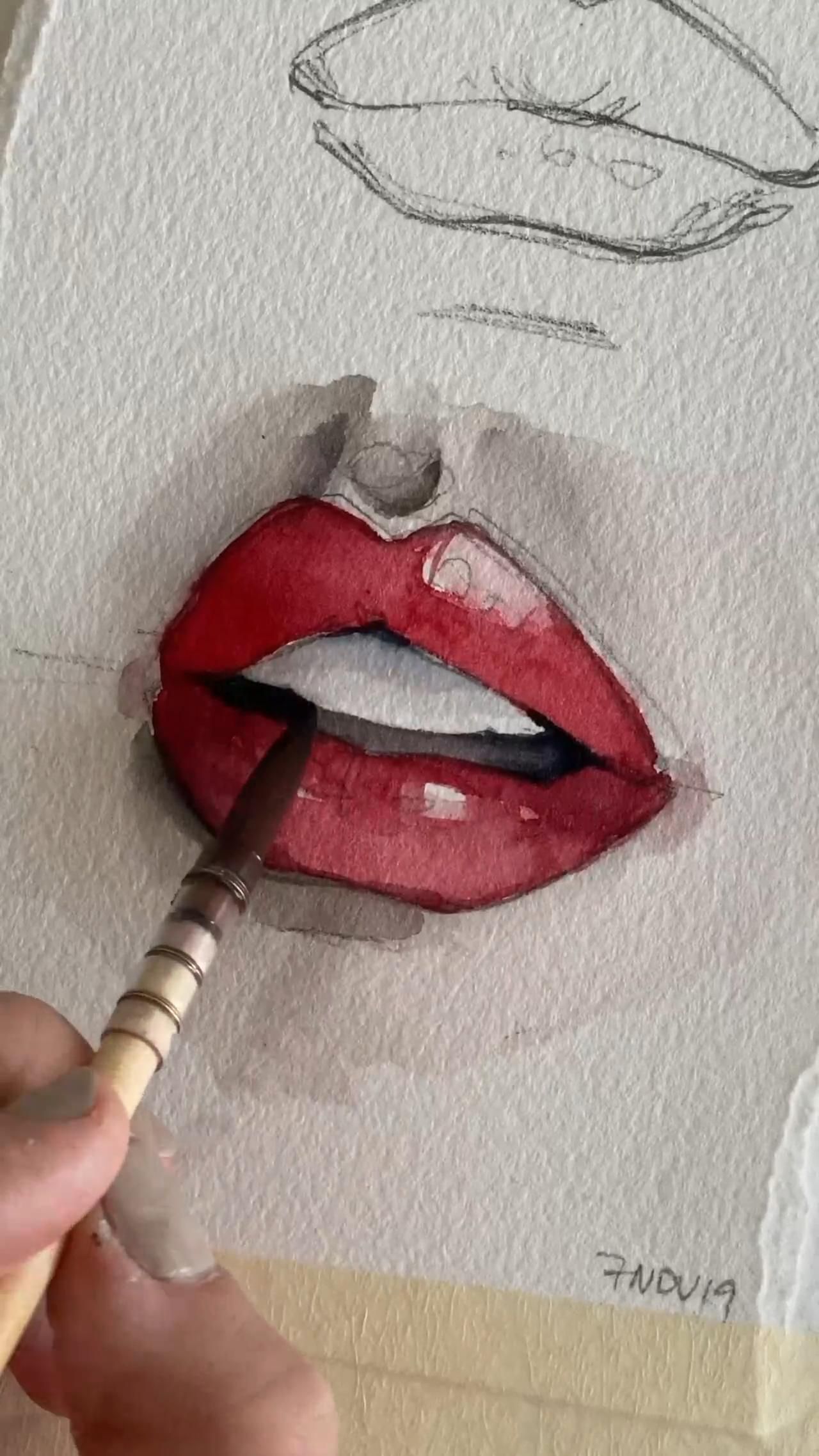 Amazing Lip Art - Amazing Lip Art -   21 beauty Drawings videos ideas