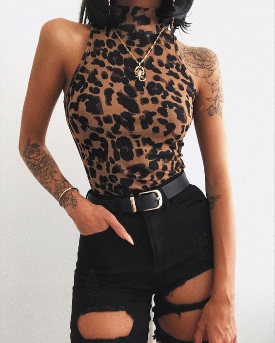 10 Ways To Style Edgy Animal Prints in 2020 - 10 Ways To Style Edgy Animal Prints in 2020 -   5 style Edgy outfit ideas