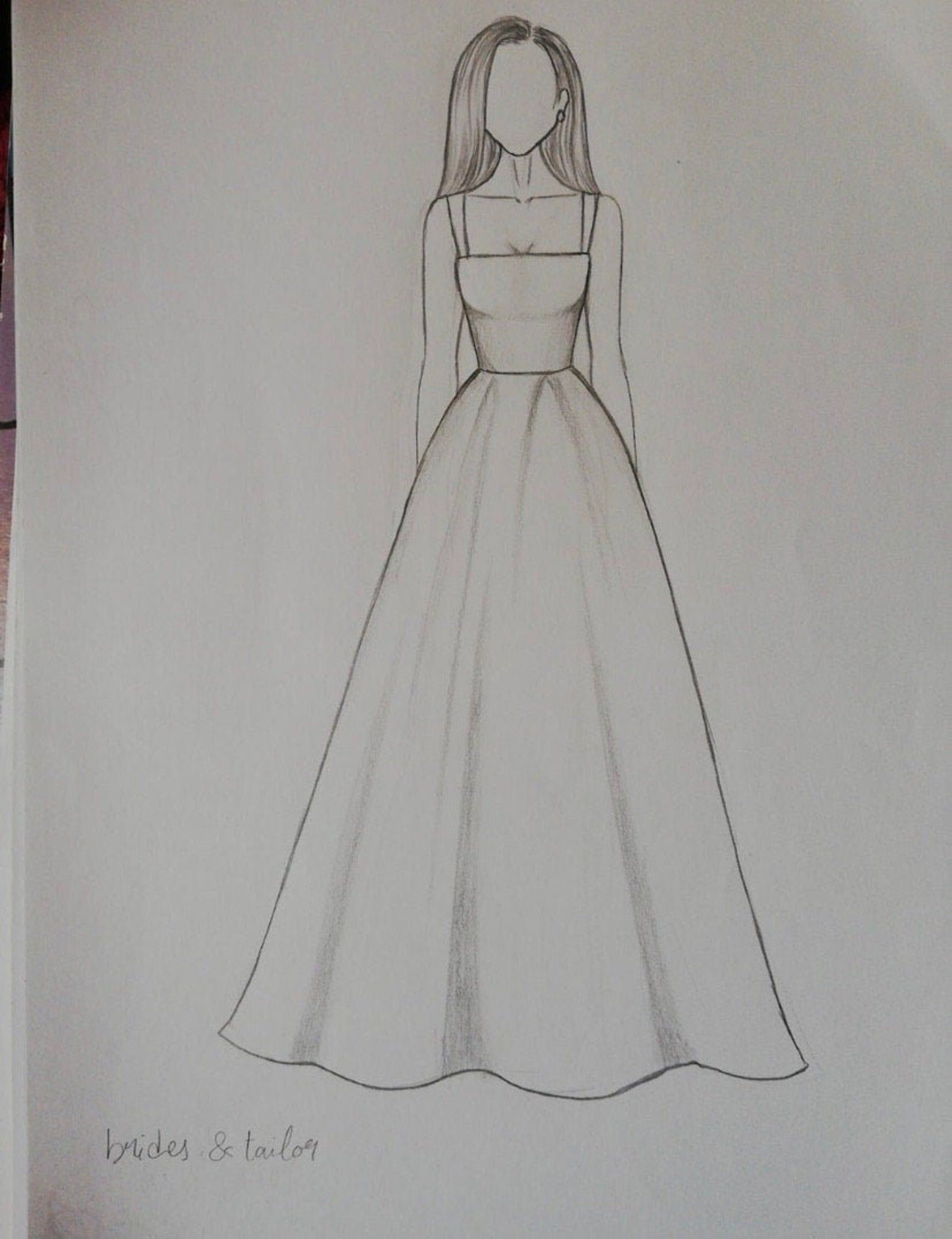 8 beauty Dresses drawings ideas
