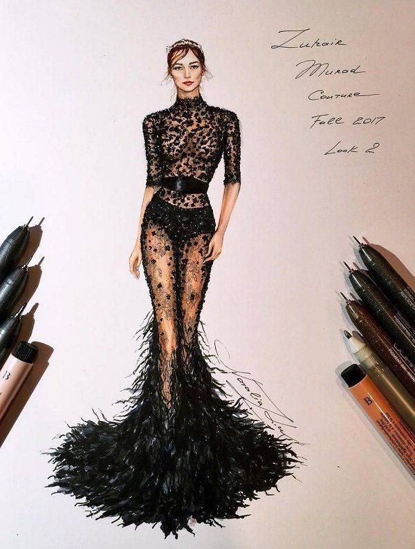 Fashion Collages at Its Best by Thecuadro - Fashion Collages at Its Best by Thecuadro -   8 beauty Dresses drawings ideas
