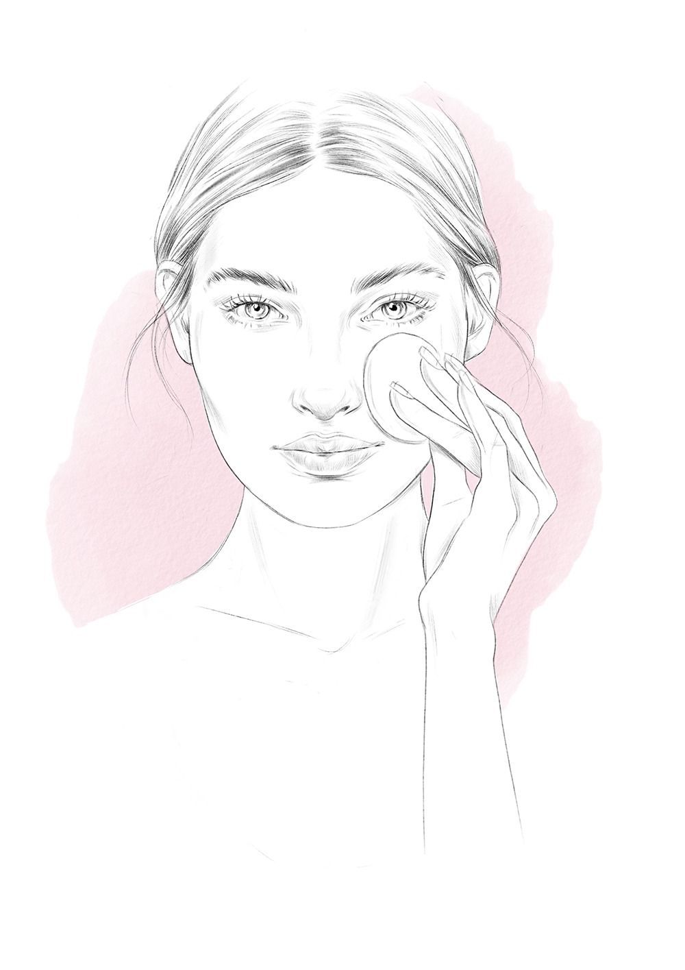 8 beauty Face illustration ideas
