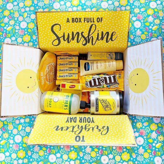 Care Package Sticker Kit - Box of Sunshine/Military Care Package/Deployment /Missionary/Summer/Box F - Care Package Sticker Kit - Box of Sunshine/Military Care Package/Deployment /Missionary/Summer/Box F -   8 diy Box birthday ideas