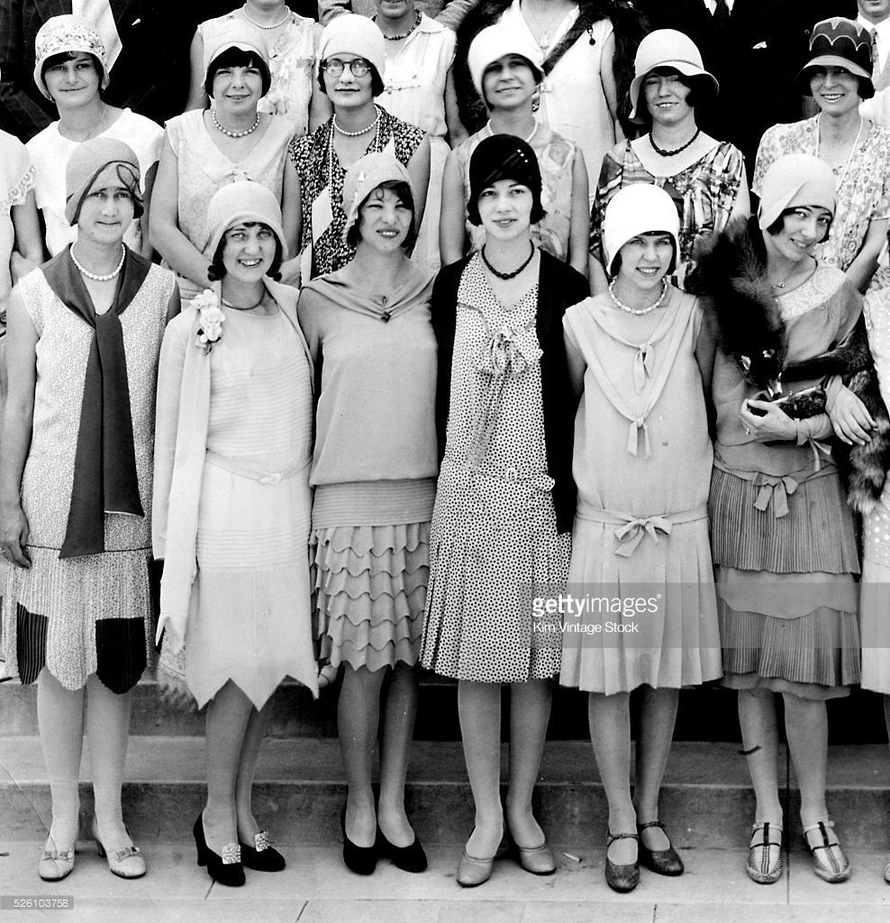 A group of high school flapper girls pose for formal portrait, ca....,A group of high school ... - A group of high school flapper girls pose for formal portrait, ca....,A group of high school ... -   8 style Women 20s ideas