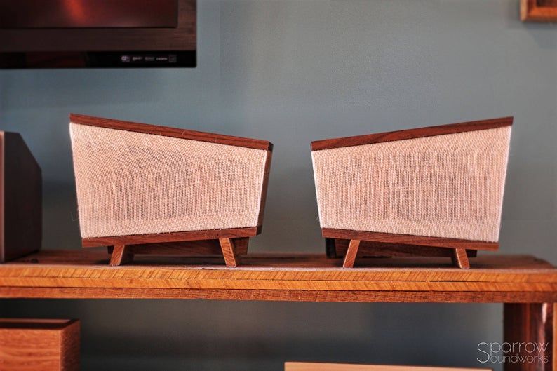 Handmade Black Walnut & Hickory Wood Bookshelf Speakers Pair - Vexus 1.0 - Handmade Black Walnut & Hickory Wood Bookshelf Speakers Pair - Vexus 1.0 -   9 diy Bookshelf speakers ideas