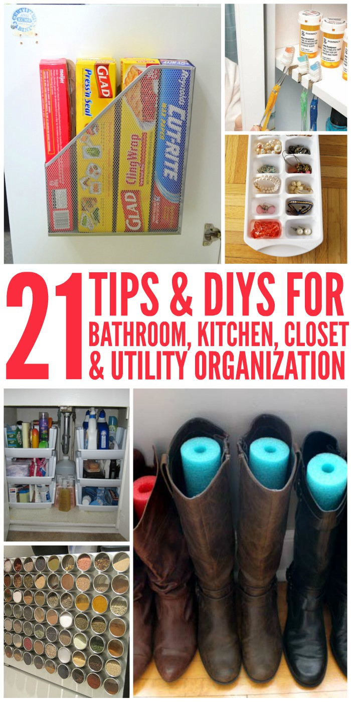 21 Tips and DIY Organization Ideas for the Home - 21 Tips and DIY Organization Ideas for the Home -   9 diy Tumblr organization ideas