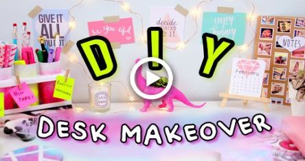 DIY Desk Decor & Organization | Desk Makeover 2017! Make Your Desk Cute & Tumblr! - DIY Desk Decor & Organization | Desk Makeover 2017! Make Your Desk Cute & Tumblr! -   9 diy Tumblr organization ideas
