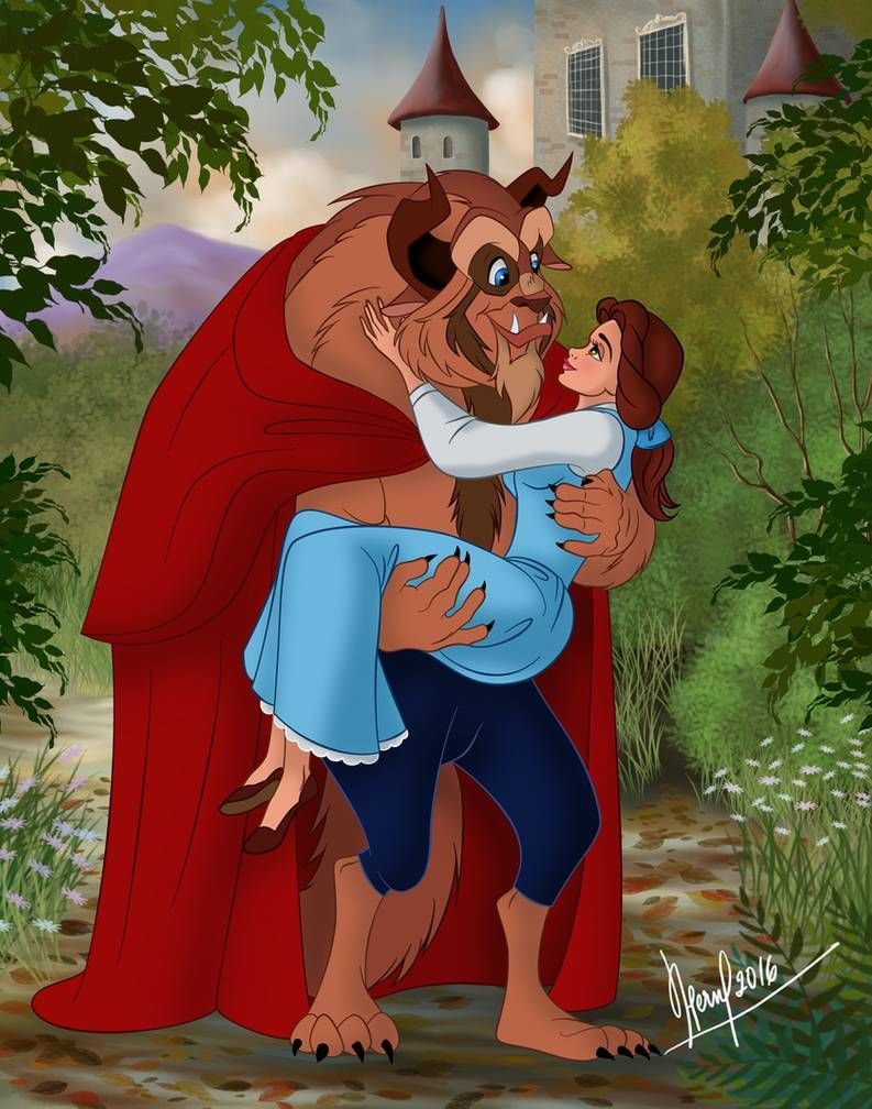 BEAUTY AND THE BEAST VERSION 2 by FERNL on DeviantArt - BEAUTY AND THE BEAST VERSION 2 by FERNL on DeviantArt -   10 beauty And The Beast animated ideas