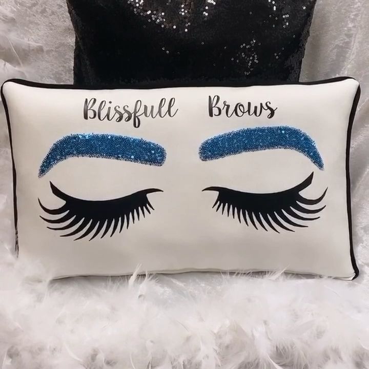 Personalized Microblading  Eyebrows Pillow - Personalized Microblading  Eyebrows Pillow -   10 glam beauty Room ideas