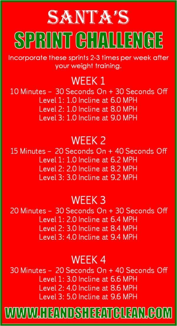 Santa's Sprint Challenge - Santa's Sprint Challenge -   11 december fitness Challenge ideas
