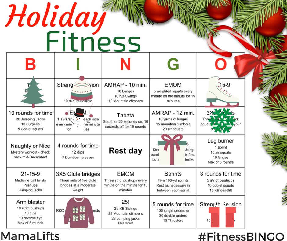 December Fitness Bingo | First mystery workout revealed - December Fitness Bingo | First mystery workout revealed -   11 december fitness Challenge ideas