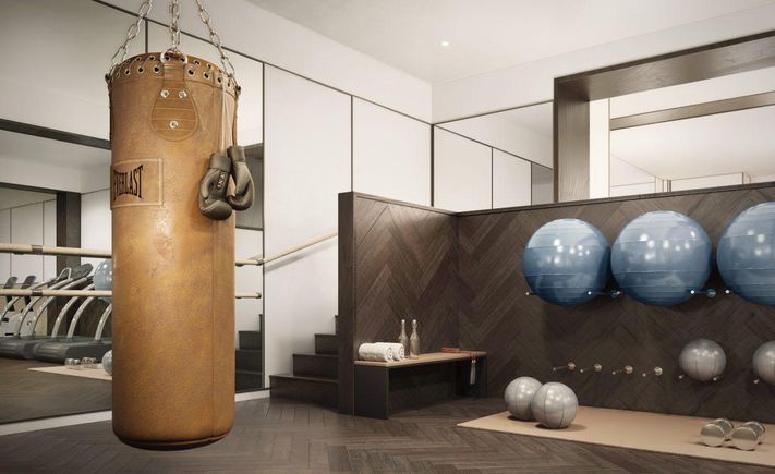 8 Luxury Condos With Jaw-Dropping Fitness Amenities - 8 Luxury Condos With Jaw-Dropping Fitness Amenities -   11 luxury fitness Interior ideas