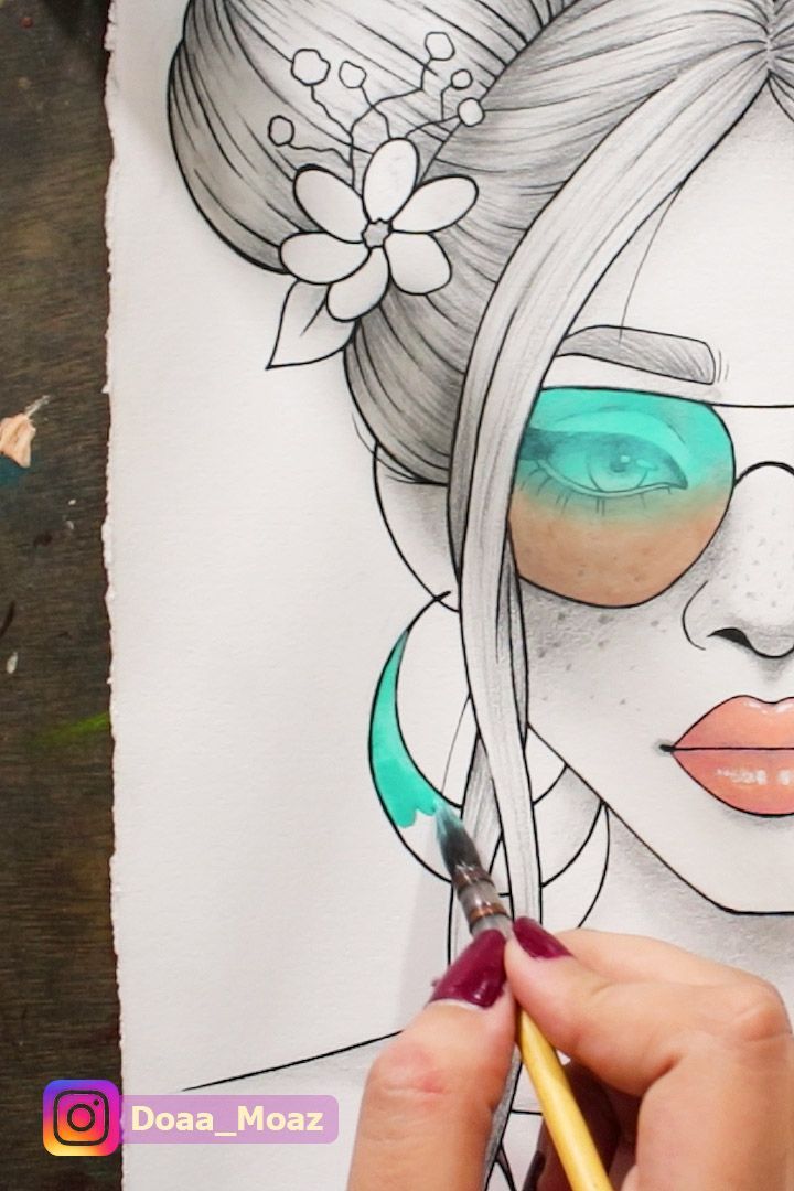 Coloring page ? - Coloring page ? -   12 beauty Art pencil ideas
